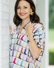 Load image into Gallery viewer, Lapis Lazuli with Kait Cross Bracelet
