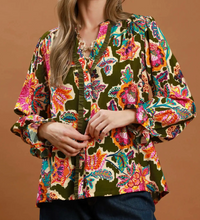 Load image into Gallery viewer, Mixed Floral Top
