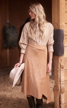 Load image into Gallery viewer, Faux Suede Skirt
