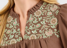Load image into Gallery viewer, Makayla Embroidered Top- Mary Square

