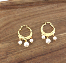 Load image into Gallery viewer, Gold Hoop  Earrings
