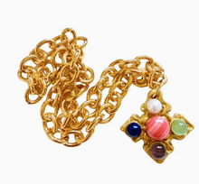 Load image into Gallery viewer, Gold Chain with Esther Multi Gem
