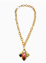 Load image into Gallery viewer, Gold Chain with Esther Multi Gem
