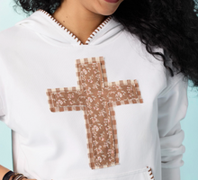 Load image into Gallery viewer, Cross Hooded Sweatshirt
