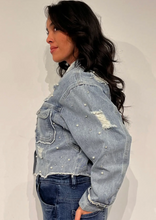 Load image into Gallery viewer, PEARL RHINESTONE JACKET
