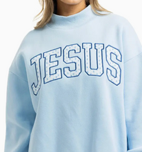 Load image into Gallery viewer, Jesus Mockneck Sweatshirt
