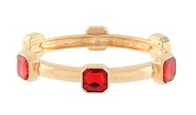 Load image into Gallery viewer, Square Stone Station Bracelet
