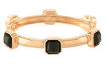 Load image into Gallery viewer, Square Stone Station Bracelet
