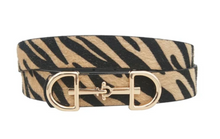 Load image into Gallery viewer, Horsebit Buckle Animal Print Belt
