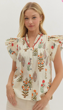 Load image into Gallery viewer, / FLORAL ANNIE SUE TOP
