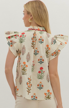 Load image into Gallery viewer, / FLORAL ANNIE SUE TOP
