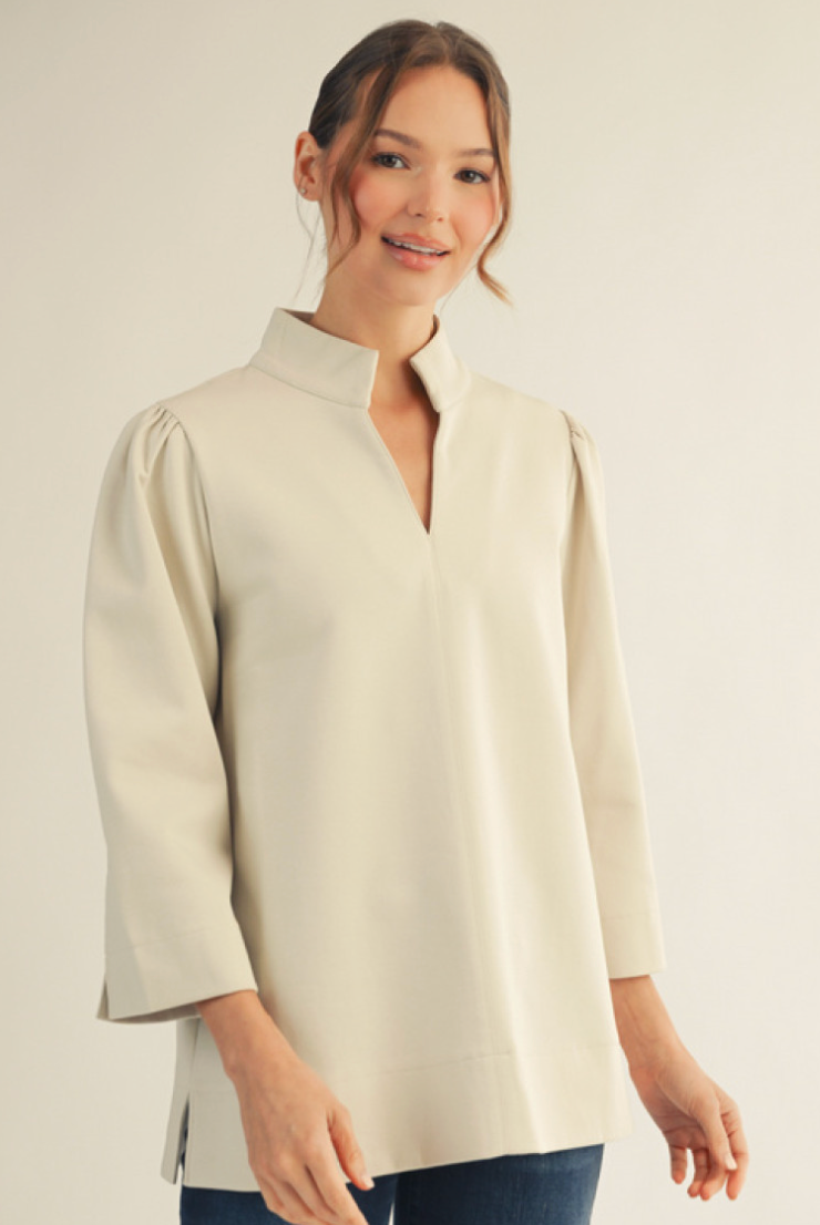 /Cynthia 3/4 Sleeve Top