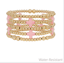 Load image into Gallery viewer, 4 ROW CROSS  BRACELET
