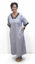 Load image into Gallery viewer, Coastal Charm Embroidered Midi Dress
