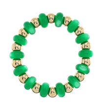 Load image into Gallery viewer, Color Bead &amp; CCB Ball Bracelet
