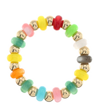 Load image into Gallery viewer, Color Bead &amp; CCB Ball Bracelet
