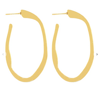 Load image into Gallery viewer, Geometric U Hoops
