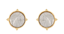 Load image into Gallery viewer, Horse Head Coin Earrings
