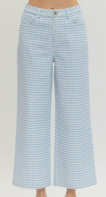 Load image into Gallery viewer, Gingham straight leg pants
