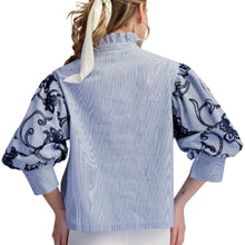 Load image into Gallery viewer, MACY PINSTRIPE TOP

