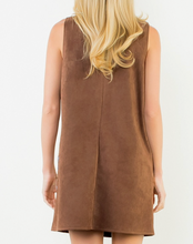 Load image into Gallery viewer, THML Suede Embroidery Dress

