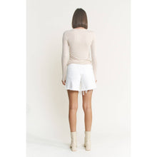 Load image into Gallery viewer, Mica White Frayed Shorts
