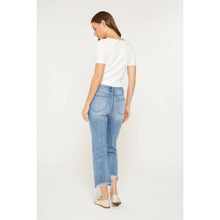Load image into Gallery viewer, CROPPED JEANS WITH RAW HEM: Mica
