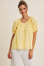 Load image into Gallery viewer, Sweet Grace Ruffle Cotton Blouse
