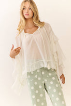 Load image into Gallery viewer, Polka Dot high-rise wide leg pants: White Black / S
