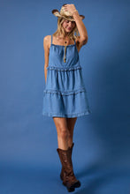 Load image into Gallery viewer, SLEEVELESS DENIM DRESS
