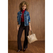 Load image into Gallery viewer, Amabel Double Compartment Grommet Tote: Black
