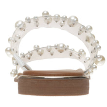 Load image into Gallery viewer, Pearl Kiss Clear Sandals
