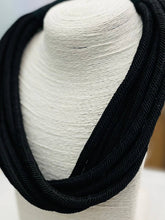 Load image into Gallery viewer, &quot;Original&quot; Slub 8-Strand Necklace (black) NK184
