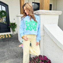 Load image into Gallery viewer, Follow Jesus Puff Sweatshirt
