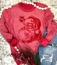 Load image into Gallery viewer, Inside out Christmas Sweatshirts: Santa
