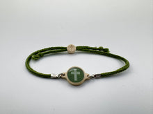 Load image into Gallery viewer, Tap To Pray™ - Survivor Series Handmade Bracelets: Coral + Cross
