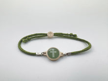 Load image into Gallery viewer, Tap To Pray™ - Survivor Series Handmade Bracelets: Coral + Cross
