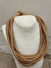 Load image into Gallery viewer, &quot;Original&quot; Slub 8-Strand Necklace (tan) NK189
