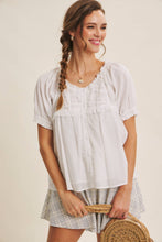 Load image into Gallery viewer, Sweet Grace Ruffle Cotton Blouse
