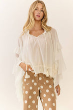 Load image into Gallery viewer, Polka Dot high-rise wide leg pants: White Black / M
