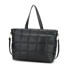Load image into Gallery viewer, Black Parker Puffy Tote
