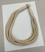 Load image into Gallery viewer, Slub 8-Strand Necklace (ecru)
