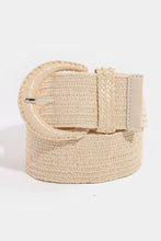 Load image into Gallery viewer, Braided Crescent Buckle Elastic Belt: IV
