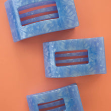Load image into Gallery viewer, Flat Rectangle Hair Clip | Medium | Blue Lagoon
