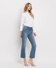 Load image into Gallery viewer, HIGH RISE KICK FLARE JEANS Vervet

