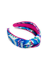 Load image into Gallery viewer, WATERCOLOR KNOTTED HEADBAND: GREEN
