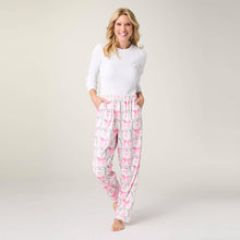 Load image into Gallery viewer, Dreamland Pants: Blush Santa / S/M
