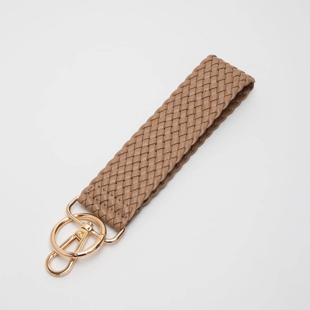 TG10579 Bella Woven Wrist Band Keychain: Cumin