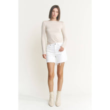 Load image into Gallery viewer, Mica White Frayed Shorts
