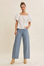 Load image into Gallery viewer, Ivory Bloom Square Neck Blouse
